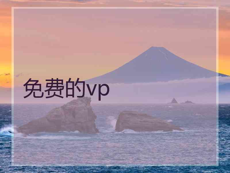 免费的vp