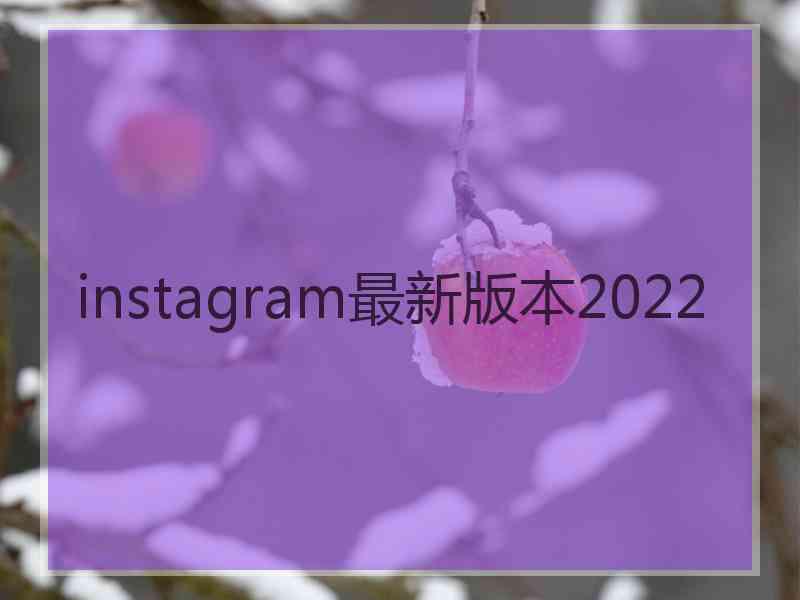 instagram最新版本2022