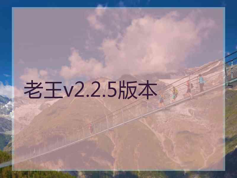 老王v2.2.5版本